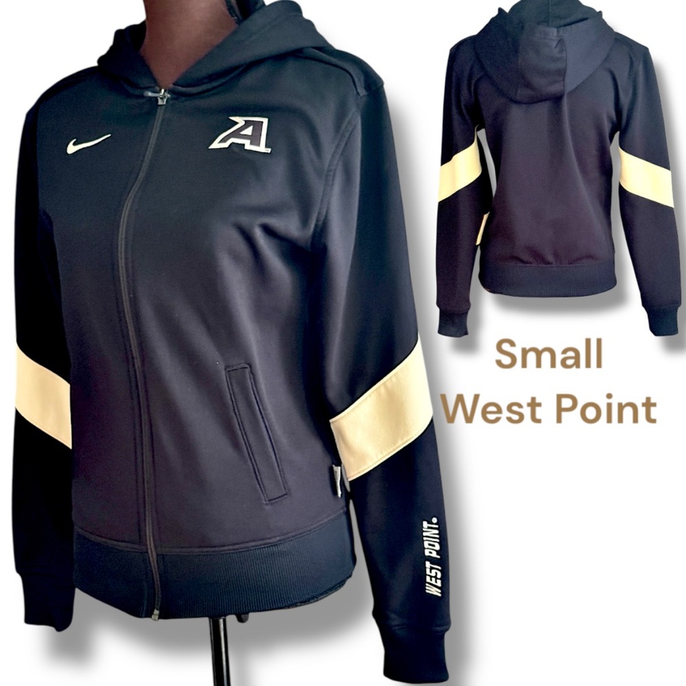 Nike Jacket, Black and Cream West Point Zip-Up Hoodie, Yellow/Black Coat, Zipup